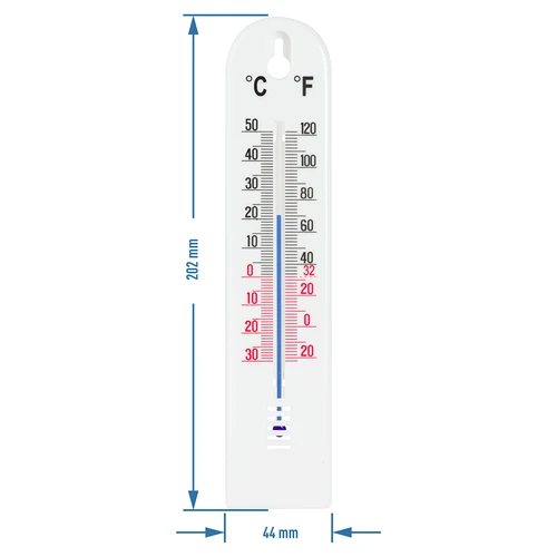 Termometro universale bianco (-30°C a +50°C) 20 cm - 2