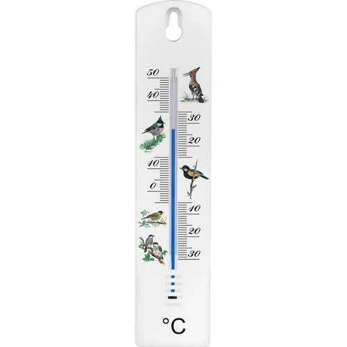 Termometro universale con grafica - Uccelli (da -30°C a +50°C) 20 cm