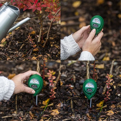 Tester del terreno 2 in 1 - pH e umidità - 9