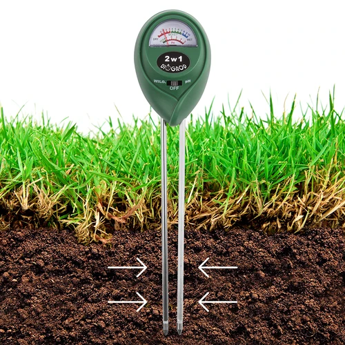 Tester del terreno 2 in 1 - pH e umidità - 6