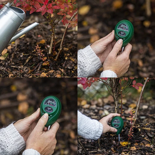 Tester del terreno 3 in 1 - pH, umidità e luce solare - 8