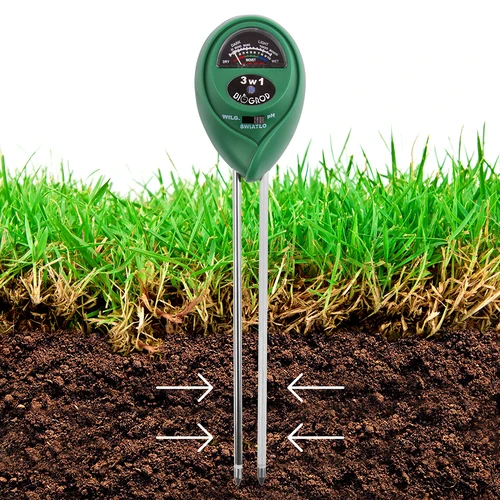 Tester del terreno 3 in 1 - pH, umidità e luce solare - 7