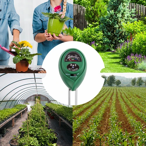 Tester del terreno 3 in 1 - pH, umidità e luce solare - 11