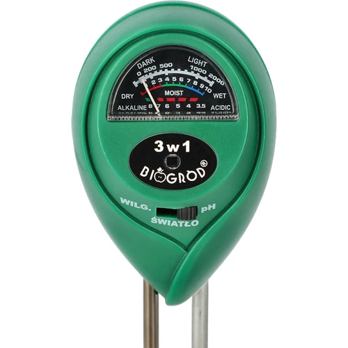 Tester del terreno 3 in 1 - pH, umidità e luce solare - 2