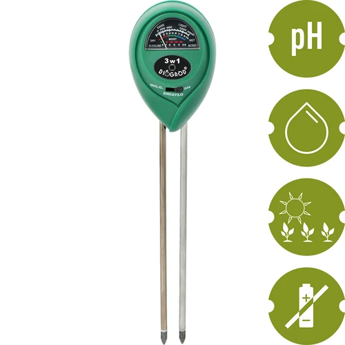 Tester del terreno 3 in 1 - pH, umidità e luce solare - 3