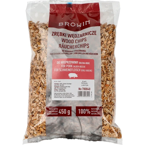 Trucioli per affumicare/grigliare 70% ontano + 30% faggio, 450 g, cl. 8