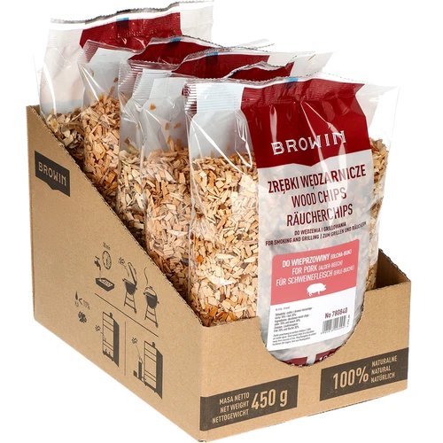 Trucioli per affumicare/grigliare 70% ontano + 30% faggio, 450 g, cl. 8 - 2