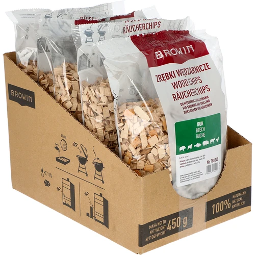 Trucioli per affumicare/grigliare, faggio, 450 g, cl. 10 - 2