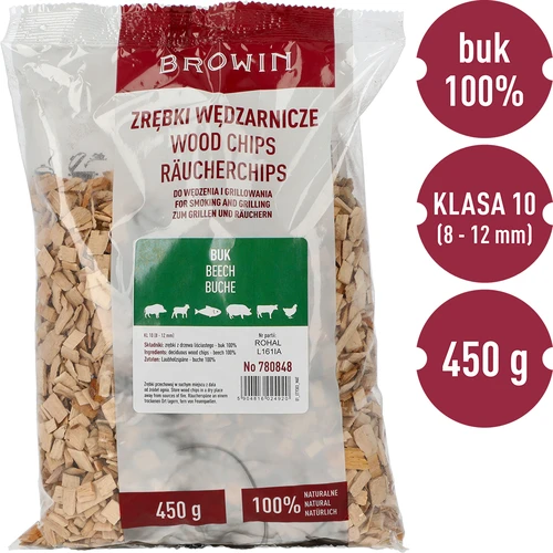 Trucioli per affumicare/grigliare, faggio, 450 g, cl. 10 - 3