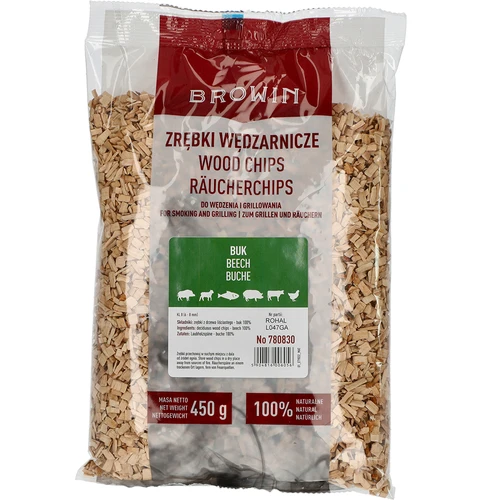 Trucioli per affumicare/grigliare, faggio, 450 g, classe 8