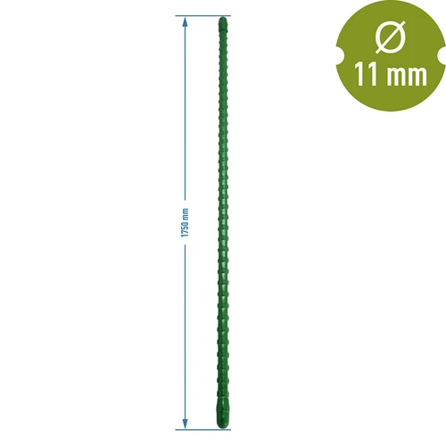 Tutore in acciaio rivestito in PE 1,75 m x 11 mm - 2