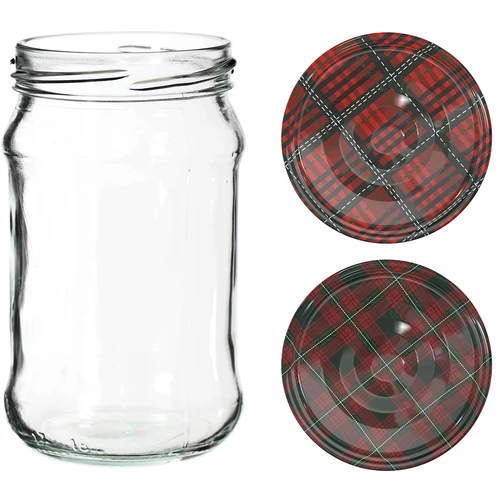 Vasetti 300 ml con tappo colorato Ø 66 - 6 pz. - 3