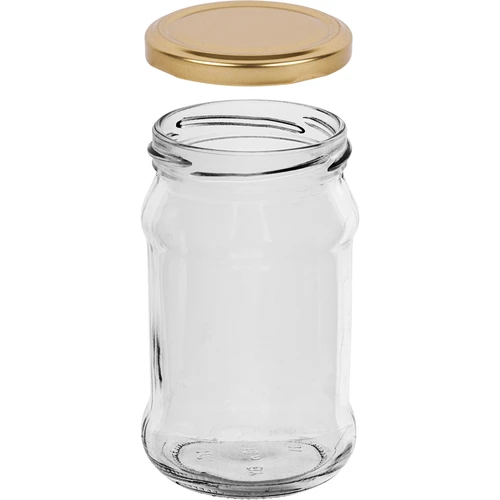 Vasetti TO 300 ml con coperchio dorato Ø 66 - 6 pezzi - 3