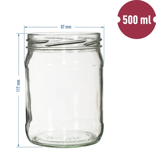Vasetti TO 500 ml fi 82/6 - 8 pz. - 6