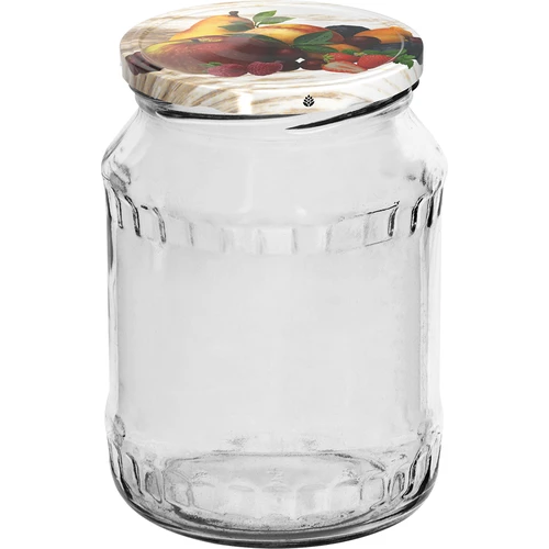 Vasetti TO 720 ml con tappo colorato Ø 82/6 - 6 pezzi - 2