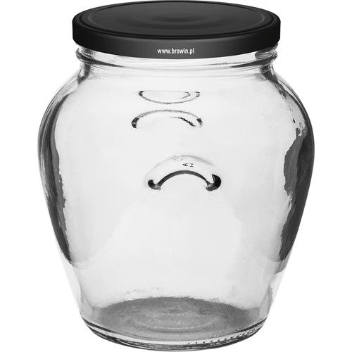 Vasetto Amfora 580 ml (Ø 82) con capsula nera - 6 pezzi - 2
