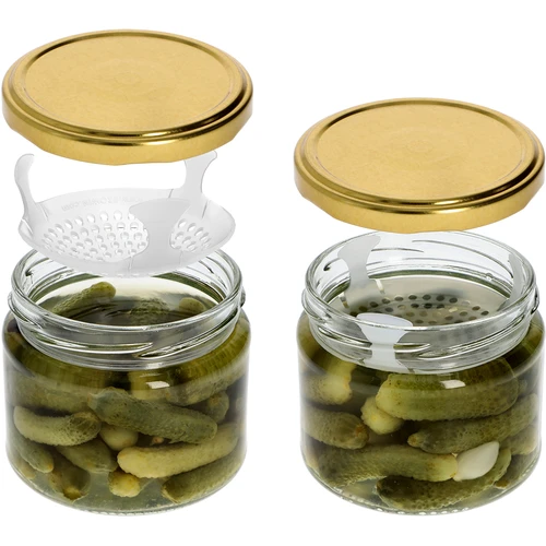 Vasetto basso 330 ml - con capsula dorata fi 82/6, 6 pz. - 6