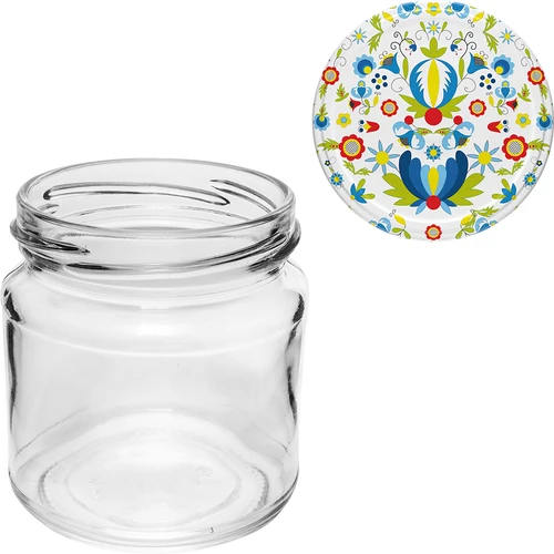Vasetto da 212 ml con tappi colorati ø 66. - 9