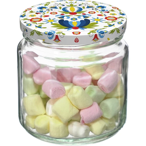 Vasetto da 212 ml con tappi colorati ø 66. - 6