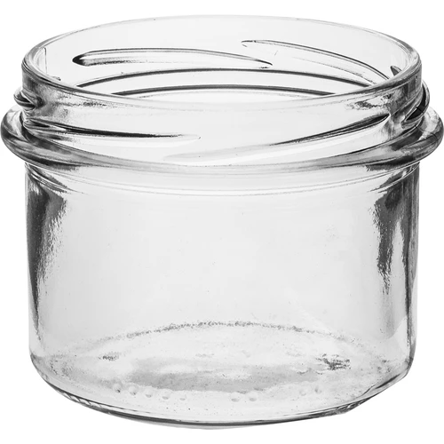 Vasetto dritto 235 ml (TO 82) con capsula bordeaux – 6 pezzi - 4