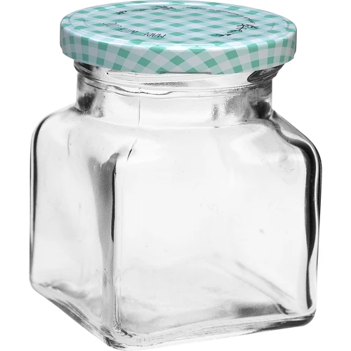 Vasetto quadrato 120 ml con tappo Twist-Off Ø 53 mm - 6 pezzi - 2
