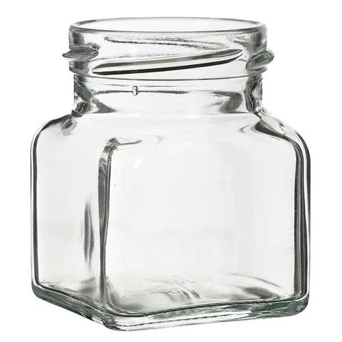 Vasetto quadrato 120 ml con tappo Twist-Off Ø 53 mm - 6 pezzi - 4