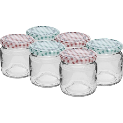 Vasetto TO 106 ml con tappo colorato Ø 53 - 6 pz.