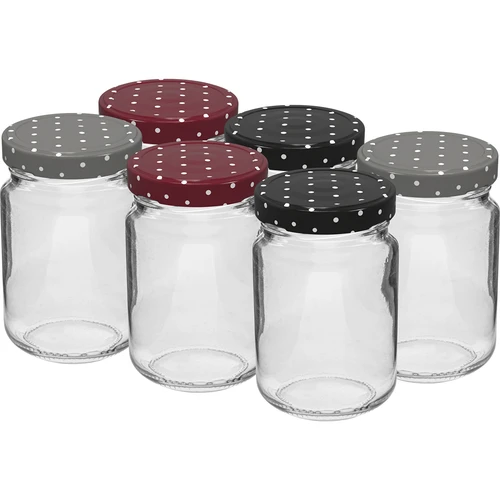Vasetto TO 156 ml con tappo colorato fi 53/4 - 6 pz