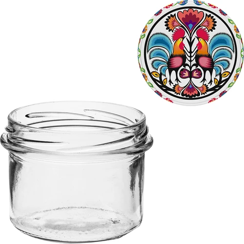 Vasetto TO 235 ml con tappo colorato Ø82 – 6 pezzi - 6