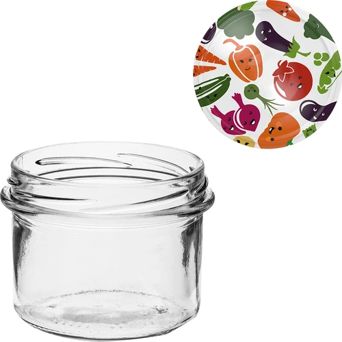 Vasetto TO 235 ml con tappo colorato Ø82 – 6 pezzi - 9
