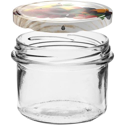 Vasetto TO 235 ml con tappo colorato Ø82 – 6 pezzi - 3