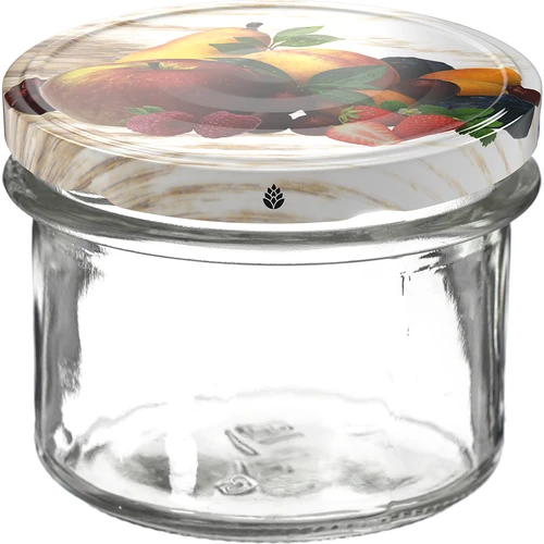 Vasetto TO 235 ml con tappo colorato Ø82 – 6 pezzi - 2