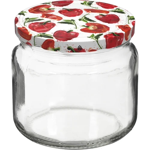 Vasetto TO 370 ml con tappo colorato Ø82/6 - 6 pezzi - 2