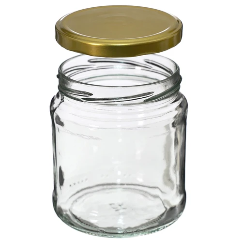 Vasetto TO 500 ml con capsula dorata fi82/6 - 6 pezzi - 2