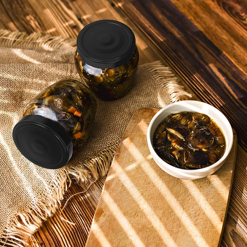 Vasetto TO Amfora 106 ml con tappo nero Ø 53 mm - 8 pz. - 7