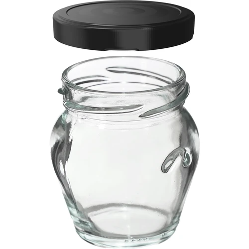 Vasetto TO Amfora 106 ml con tappo nero Ø 53 mm - 8 pz. - 3