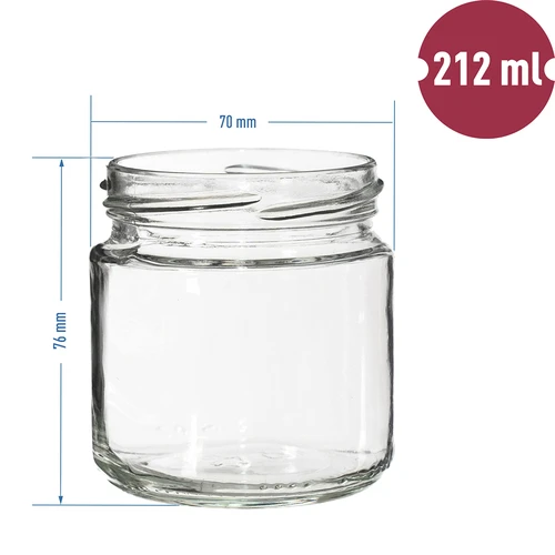 Vasetto Twist-Off 212 ml, TO 66 – 12 pz. - 7