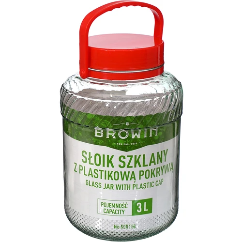 Vaso da 3 L con coperchio in plastica - 3