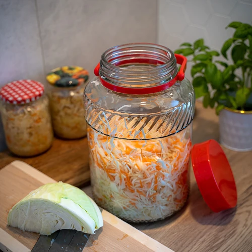 Vaso da 5 L con coperchio in plastica - 7