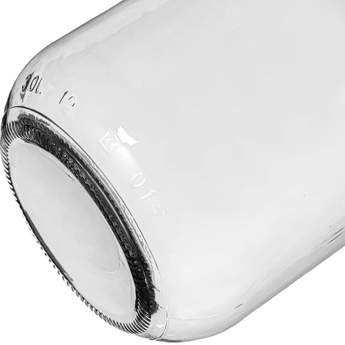 Vaso in vetro twist-off 3 L, pinze e tappo in plastica Ø 100, con manico - 4