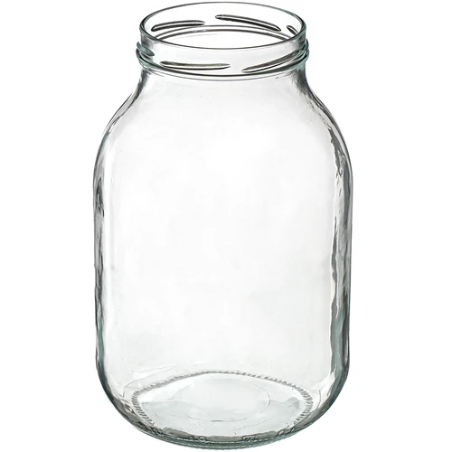 Vaso TO 3 L con tappo in plastica + pinze Ø 100 - 2