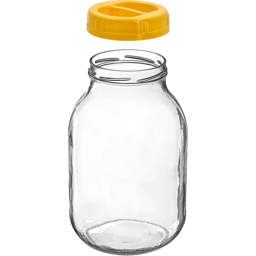 Vaso twist-off 3 L con tappo in plastica Ø 100, con manico - 2