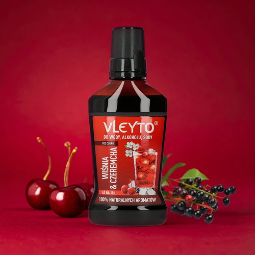 VLEYTO Amarena & Ciliegia selvatica – essenza aromatizzante con aromi naturali, 250 ml - 4