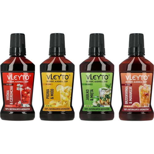 VLEYTO Amarena & Ciliegia selvatica – essenza aromatizzante con aromi naturali, 250 ml - 10