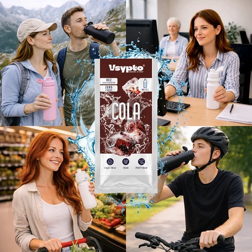 VSYPTO al gusto cola - polvere aromatizzante per acqua, 9 g - 8