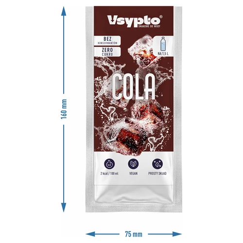 VSYPTO al gusto cola - polvere aromatizzante per acqua, 9 g - 4