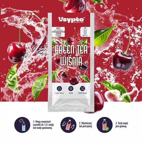 VSYPTO al gusto di Tè Verde e Ciliegia, 9 g - 6