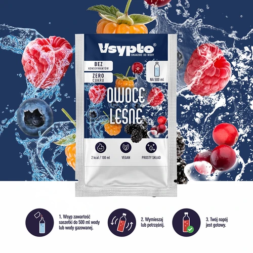 VSYPTO al gusto frutti di bosco, 3g - 6