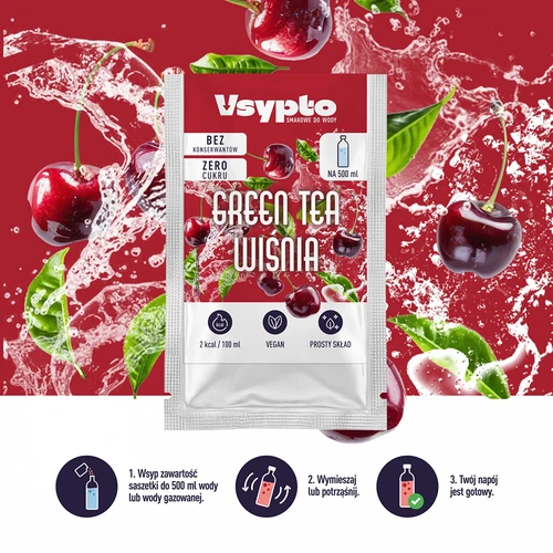 VSYPTO al gusto Green Tea Amarena, 3 g - 6