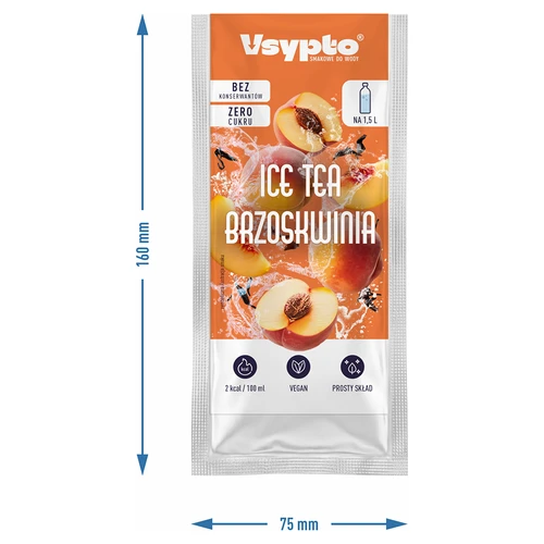 Vsypto al gusto Ice Tea Pesca, 9 g - 4